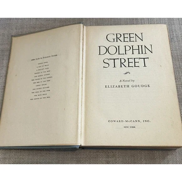 "Green Dolphin Street" by Elizabeth Goudge, Blue Hard Cover Book: 1944 - Picture 4 of 8